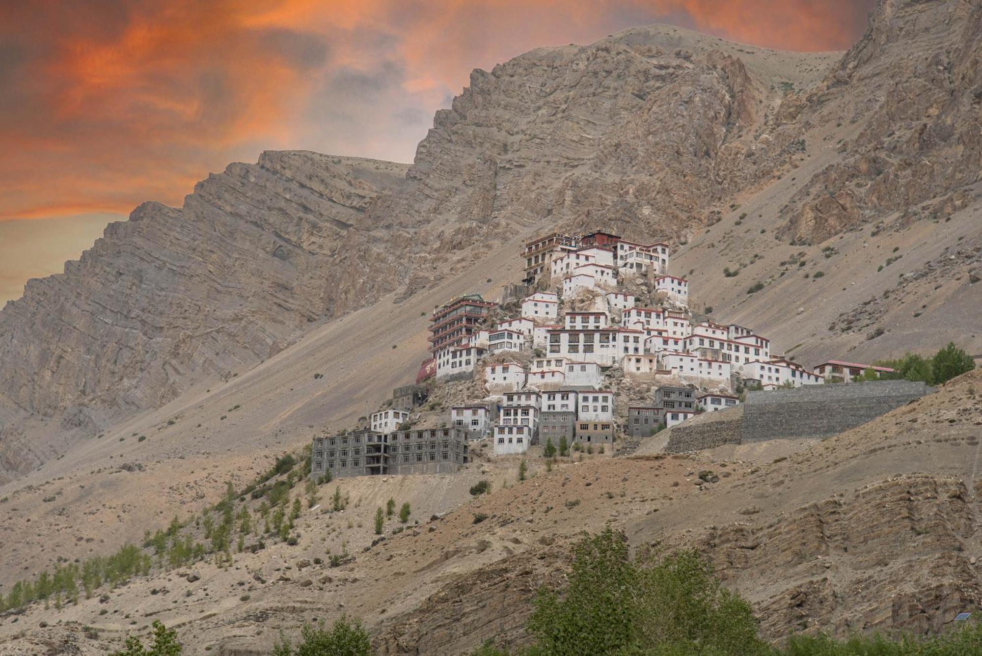 Echor Mud Huts Tabo, Spiti Valley Kaza Luaran gambar