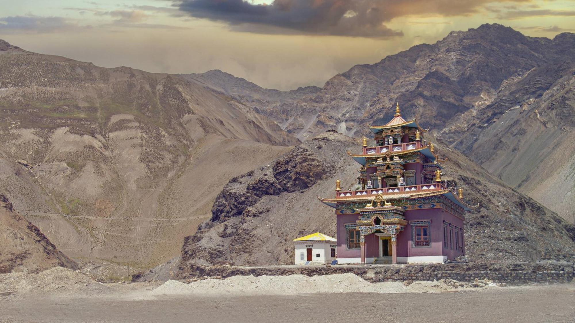 Echor Mud Huts Tabo, Spiti Valley Kaza Luaran gambar