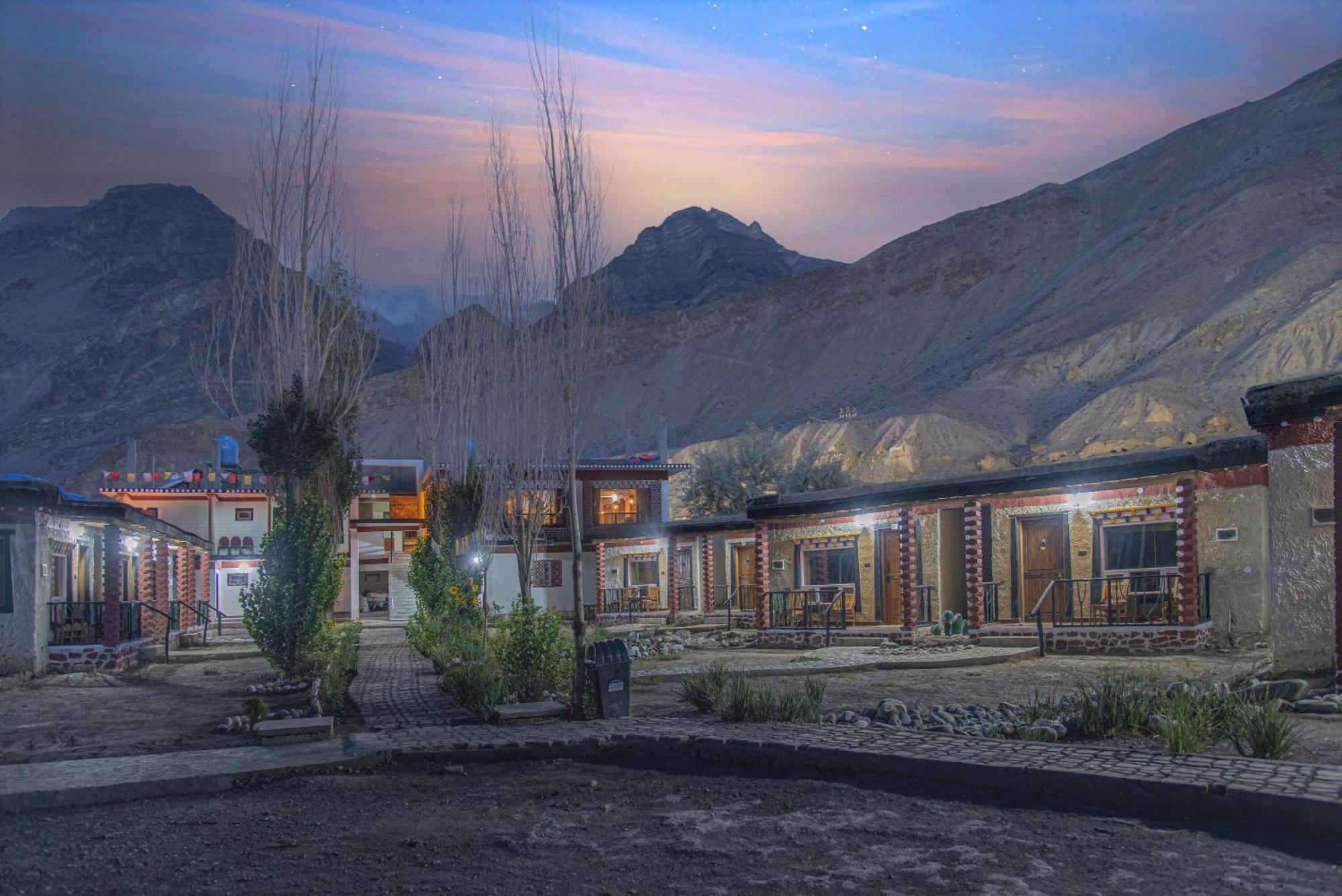 Echor Mud Huts Tabo, Spiti Valley Kaza Luaran gambar